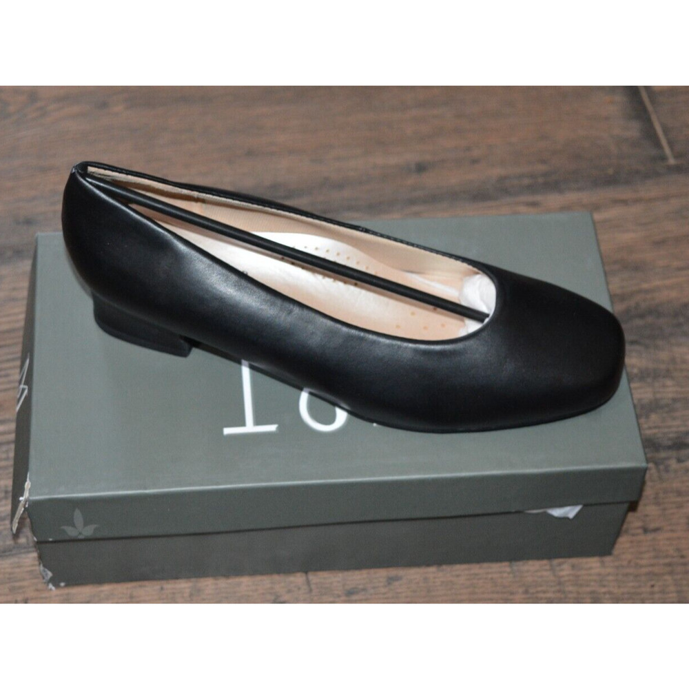 Mark Lemp Classics Womens Callie Dress Pumps Shoes Black Nappa 9.5 WW